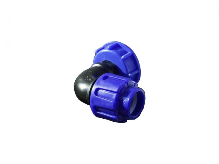 IBC-Adapter PE-Rohr Winkel 25 mm - zum Schließen ins Bild klicken