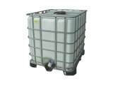 1x IBC Regenwassertank 1000l auf Metallpalette - 2.Wahl Selbsta.